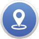 Blue Location Pin Icon for Coverage