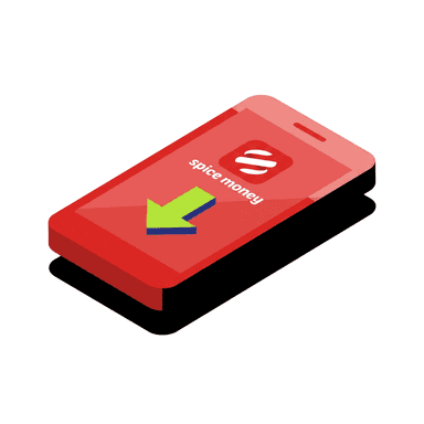 Install the Spice Money app and register